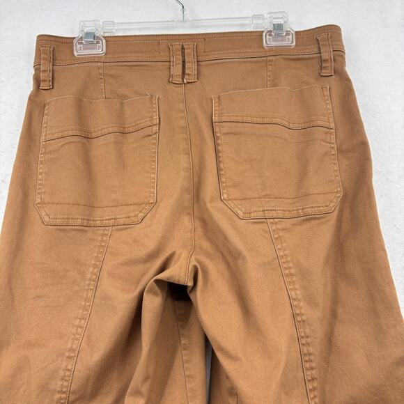 Democracy Cargo Jeans Womens Size 12 Brown Ab Solution Stretch Denim - Picture 7 of 12